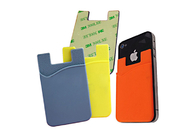 Anti Water Silicone Card Holder Custom , Iphone Card Holder Stick On Light Weight